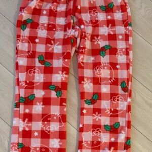Hello Kitty Red Checkered Pajamas